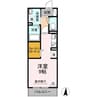 D-room船町 1Rの間取り