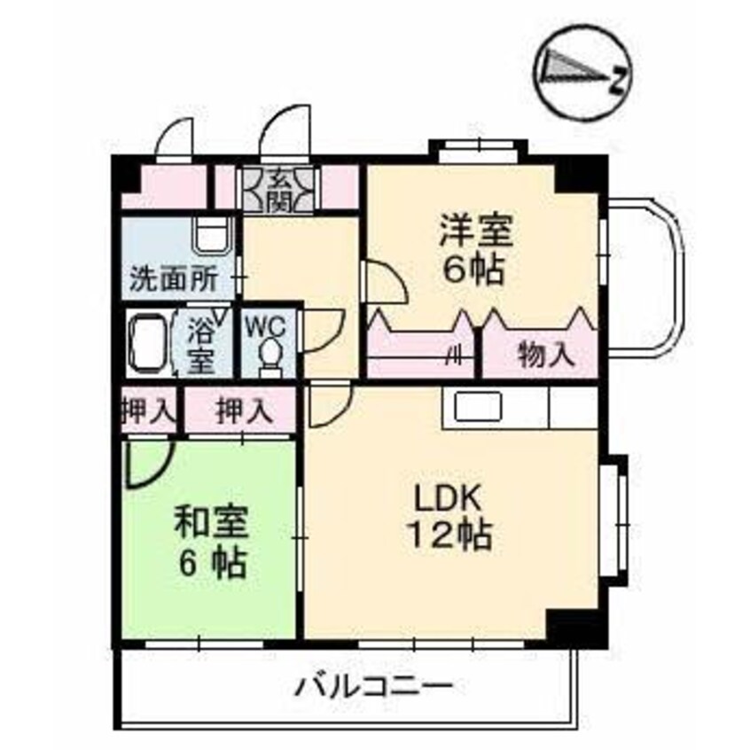 間取図 五豊マンション