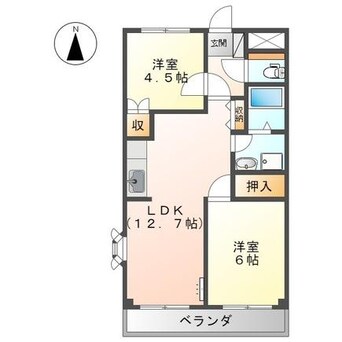 間取図 サンモリッツ・フジ