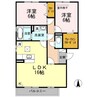 OTT’ｓ南蔵王 2LDKの間取り