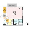 グランシャリオ（曙町） 1Rの間取り