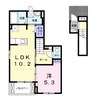 コンフィールズ 1LDKの間取り