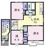 リバーサイド瀬戸B 3LDKの間取り