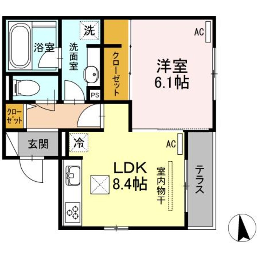 間取図 コンフォート三之丸