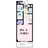 クラール花園 1Rの間取り