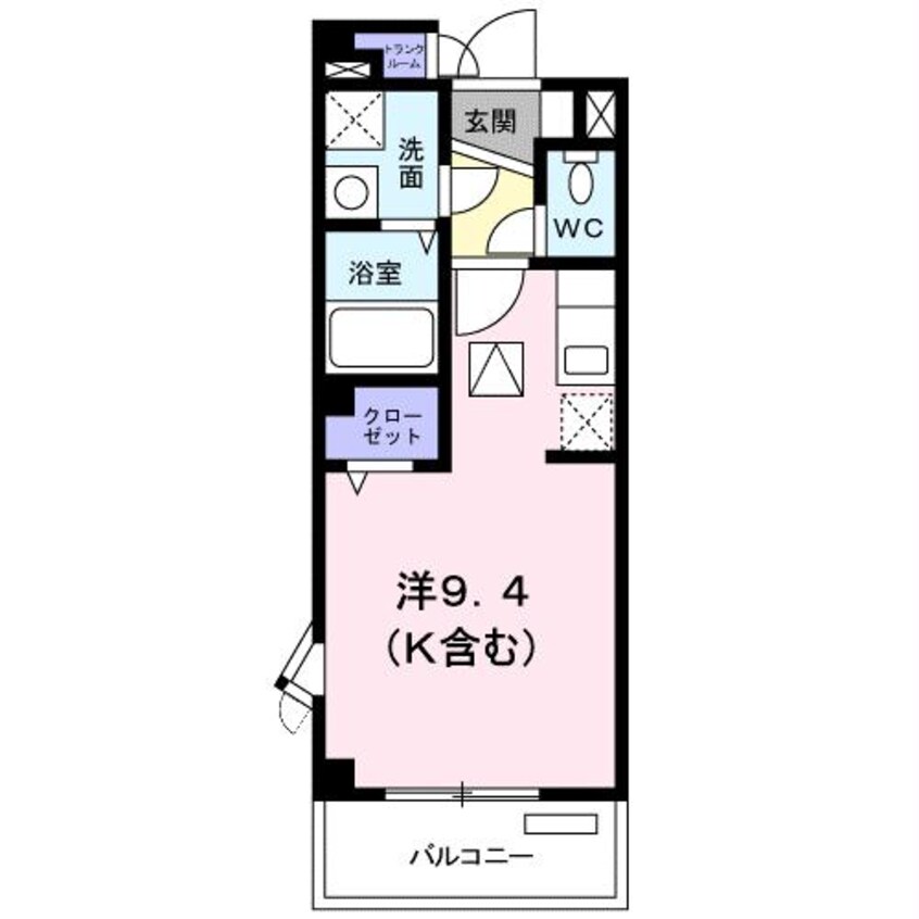 間取図 クラール花園