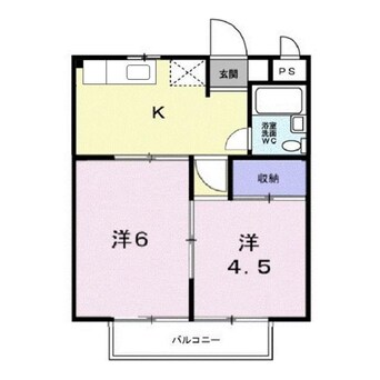 間取図 幕山トップハイツ