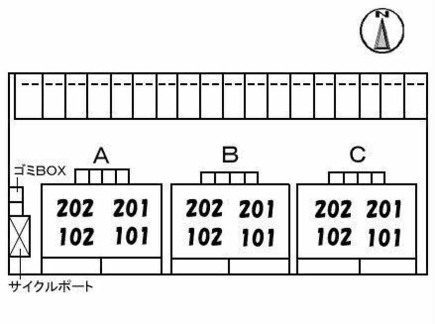  クレセオセブン　A棟