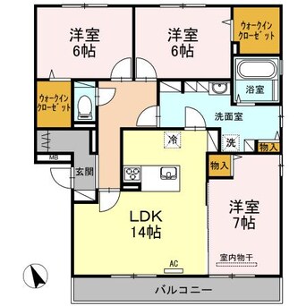 間取図 ファミーユ曙