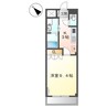 エスペランサ（東川口町） 1Kの間取り