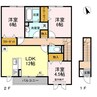 グランディール（東川口） 3LDKの間取り