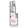 クレメントＢ 1Rの間取り
