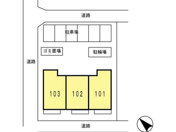 配置図 ウィルコート引野