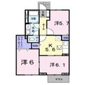 フォンテーヌＡの間取図