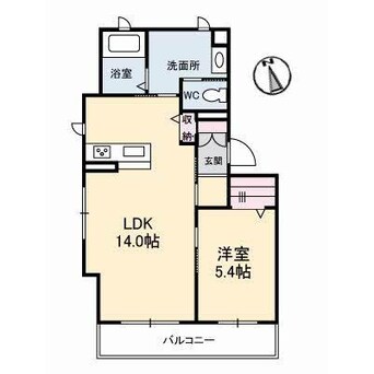 間取図 グランべレオ新涯