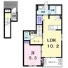 ローズ　グランツ 1LDKの間取り