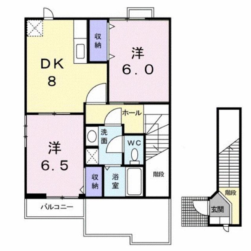 間取図 ブルーメハイムＡ