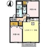 グリーンベルズ　Ｂ棟 2LDKの間取り