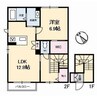 ルミナスキタヤマⅡ 1LDKの間取り