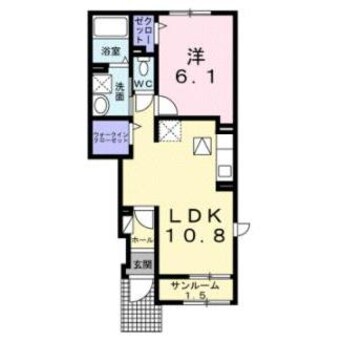 間取図 プリムヴェールＡ