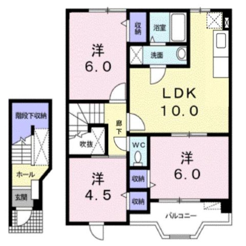 間取図 ポーセリンふじい