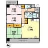 グリーンビュー西町 3LDKの間取り