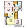 クシェル 3LDKの間取り