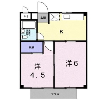 間取図 Ａカントリーハイツ