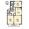 トータス井上　Ａ棟 3Kの間取り