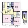 ゴールドクレスト藤井 3LDKの間取り