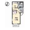 HOME PORT 南風 1DKの間取り