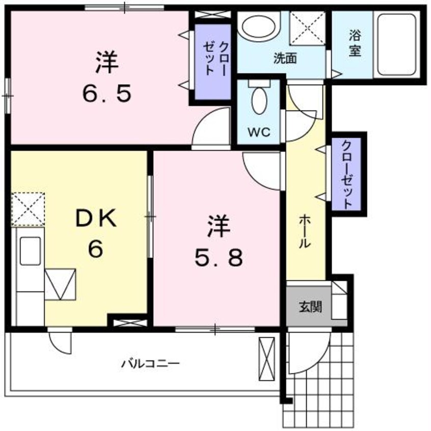 間取図 ヴィラ・ブリーゼ