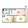 アーバン新徳田 2DKの間取り