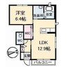 スカイメゾン　12番館 1LDKの間取り