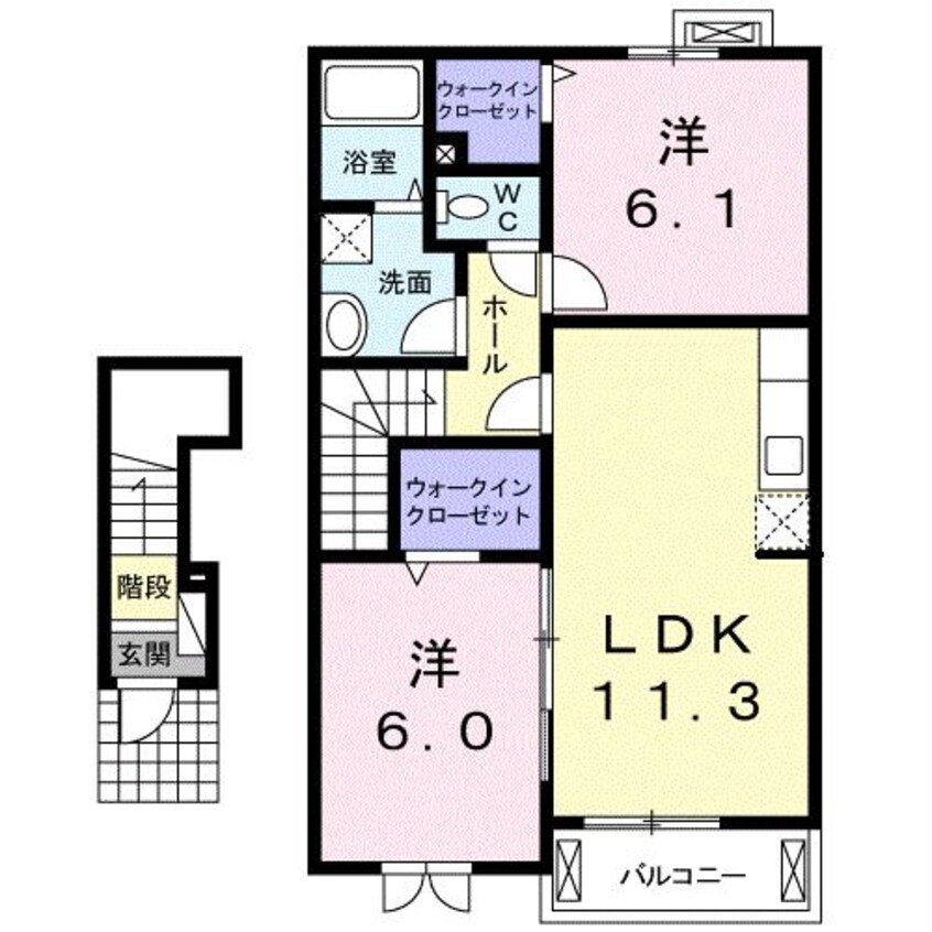 間取図 パストラーレA