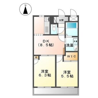 間取図 プランドール（駅家町）