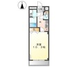 パームヒルズ大城 1Kの間取り