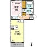 アメニタ 1LDKの間取り
