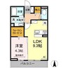 Ｄ-room引野 1LDKの間取り
