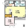 Ｄ-room引野 1LDKの間取り
