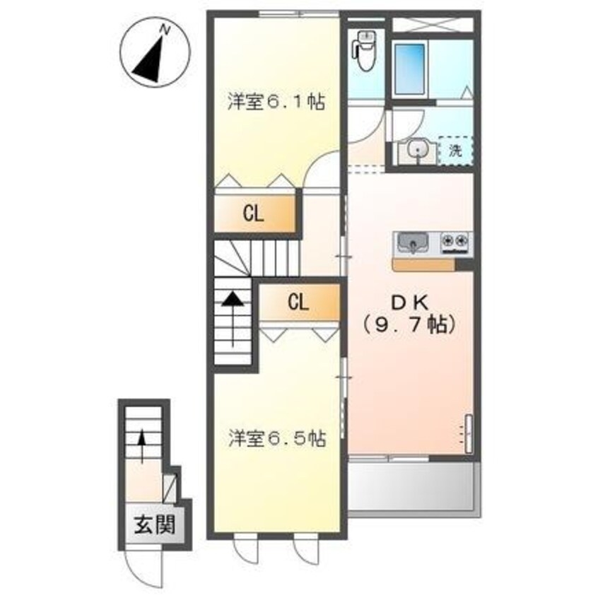 間取図 スカイム
