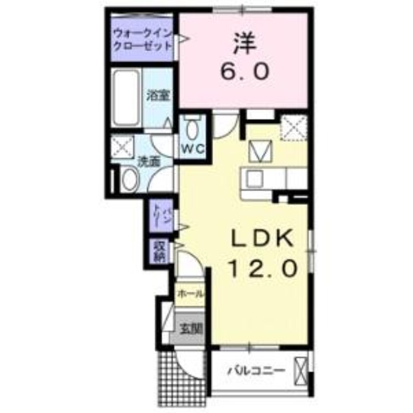 間取図 フォルトゥーナA