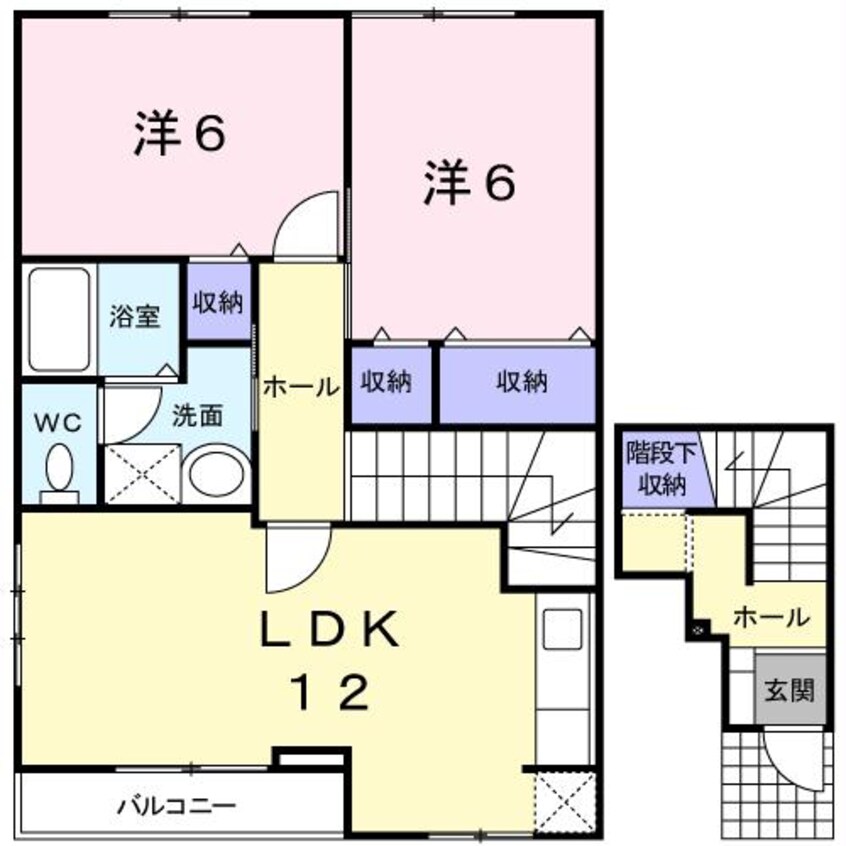 間取図 ヴェルドミールA