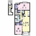 フェールⅡ（東川口町）の間取図