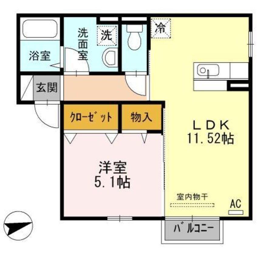 間取図 モデルヌ東深津