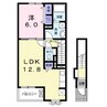ホースパークA 1LDKの間取り