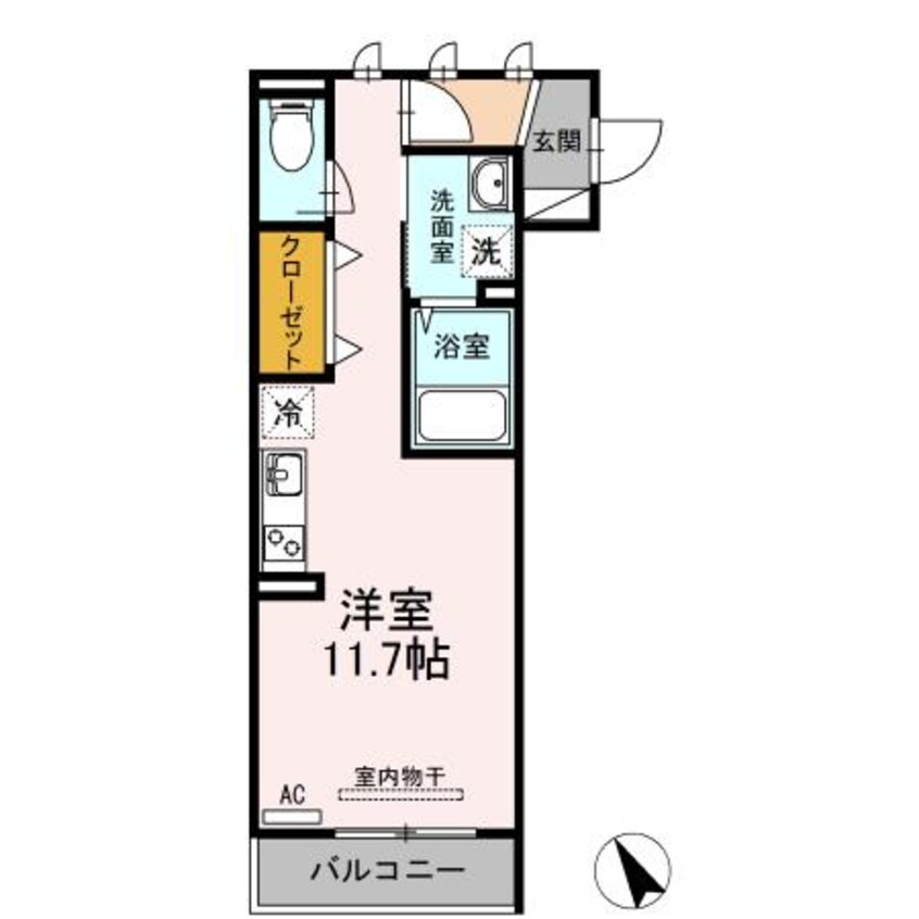 間取図 メゾン・ド・キャトル