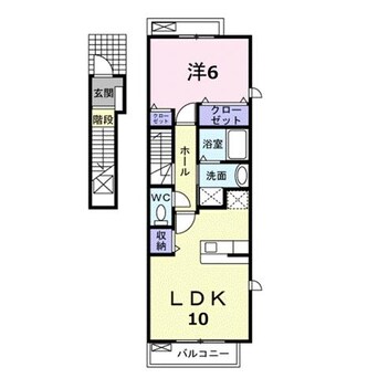 間取図 ボンジュルネⅢ