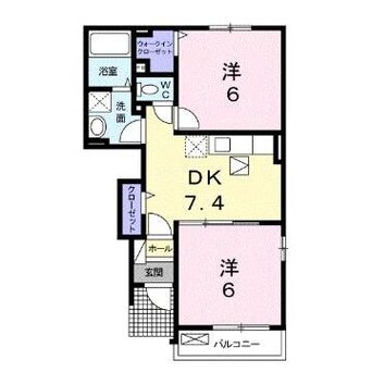 間取図 エクセレント　パレスＡ