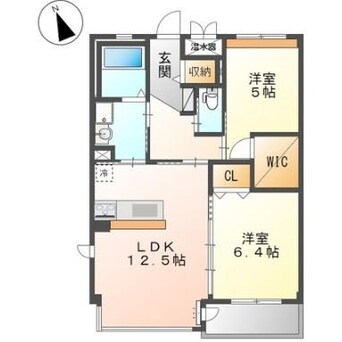間取図 アリビオ（西新涯）
